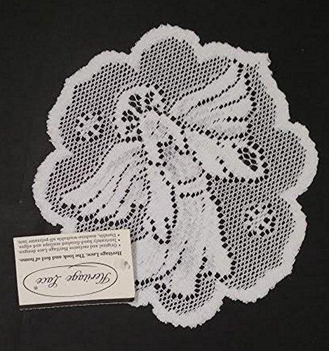 Heritage Lace Nativity 8 Inch Round Doilies Made in USA Ecru White - Olde Church Emporium