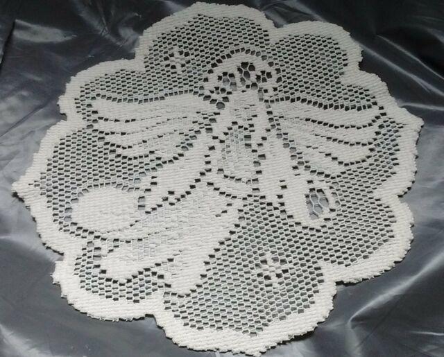 Heritage Lace Nativity 8 Inch Round Doilies Made in USA Ecru White - Olde Church Emporium