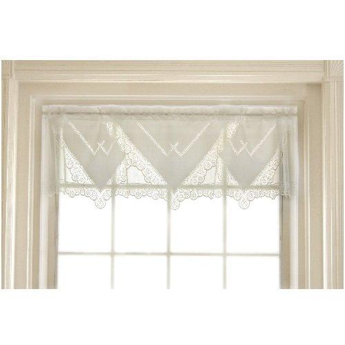 Heritage Lace Prelude Collection Valances, Tiers, Tabletop, Ecru and White Made in USA - Olde Church Emporium
