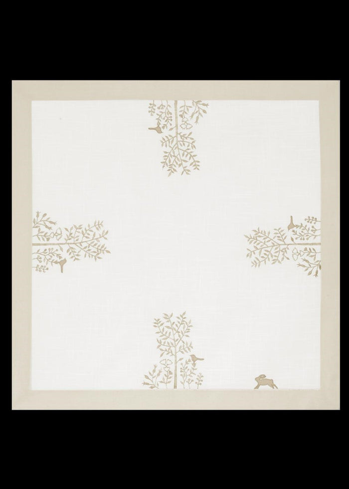 Off White/Sand / Table Topper 36 x 36 Inches