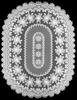 Heritage Lace Rose Collection - Doilies, Table Toppers, Tablecloths, Ecru White Made in U.S.A - Olde Church Emporium