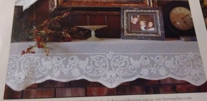 Heritage Lace Terrace Hill Tabletop Lace in White, Ecru Made in USA