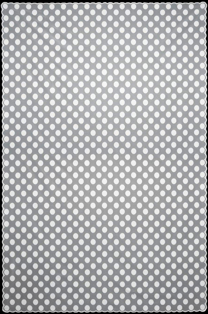 Heritage Polka Dot Tablecloths White 2 Sizes Made in USA - Olde Church Emporium