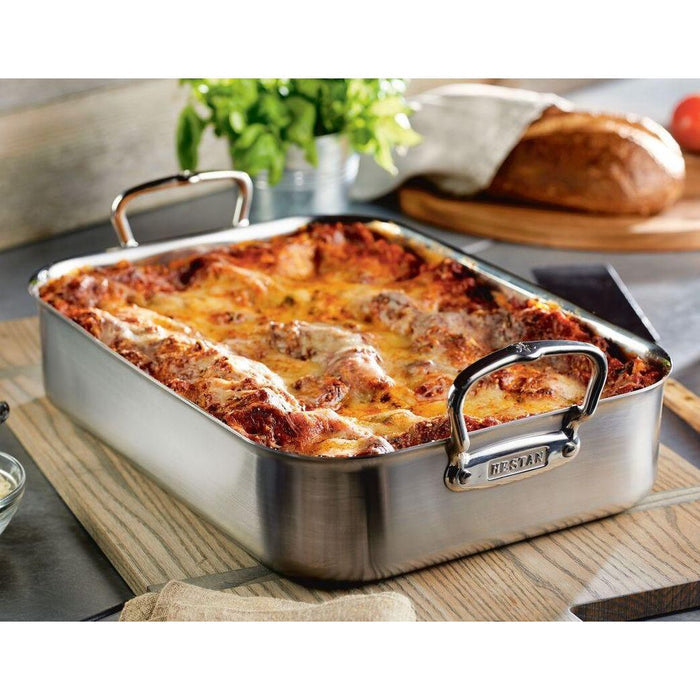 Hestan Provisions Stainless Steel Roaster - Large / 16.5" x 11.8" x 3.5"