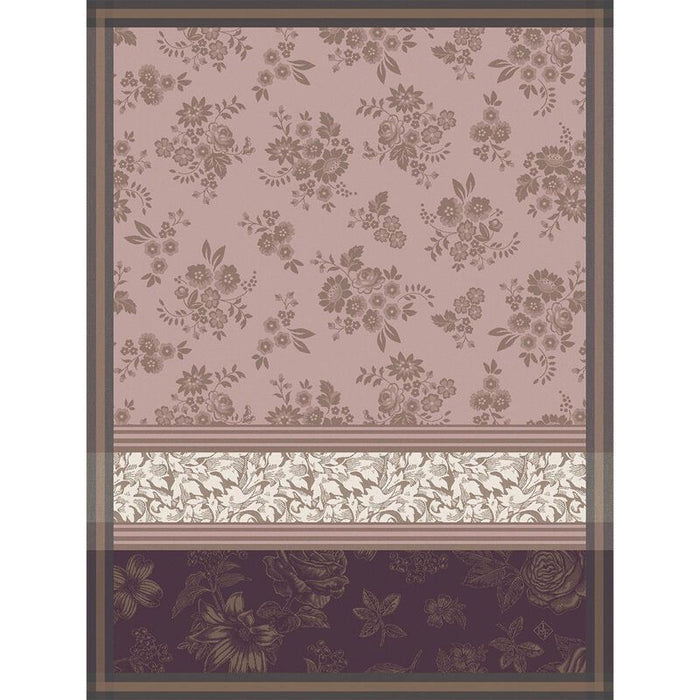 Jacquard Français Cotton-Linen Tea Towel – Romance / Pink