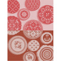Jacquard Français Cotton Tea Towel  - Faïence / Rouge