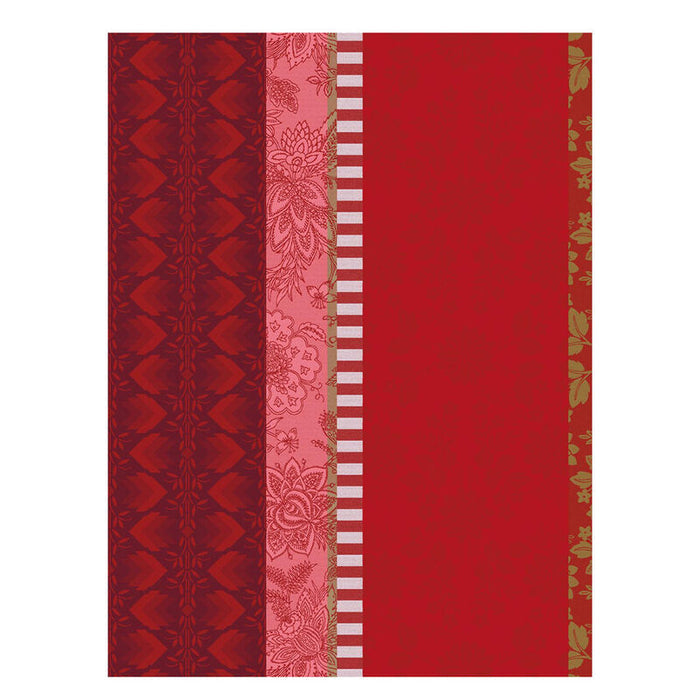 Jacquard Français Cotton Tea Towel – Gipsy / Red