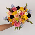 Joyful Blooms Flower Bouquet Close Up - Image