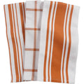 KAF Home Oversized Mixed Kitchen Towels - set of 3 - Orange
