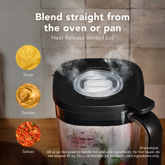 KitchenAid®  Pure Power Blender with Personal Blending Jar – Black Matte