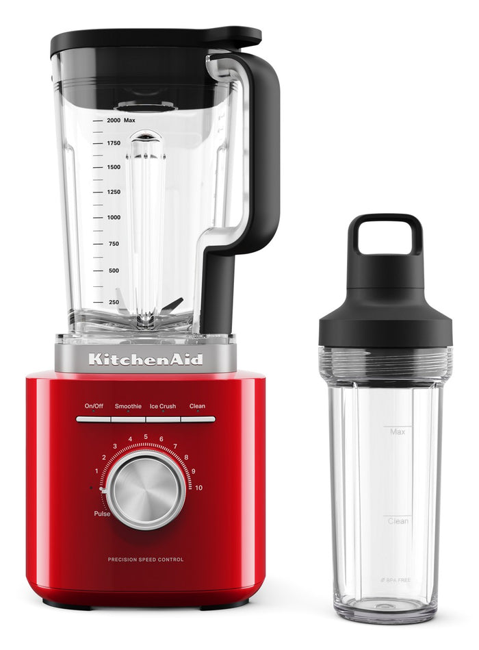 KitchenAid®  Pure Power Blender with Personal Blending Jar – Empire Red