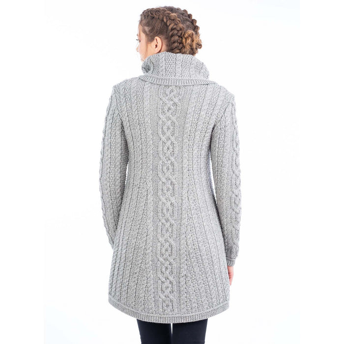 Ladies 4 Buttons Collar Coat 2 Colors 6 Sizes Made in Ireland - Olde Church Emporium