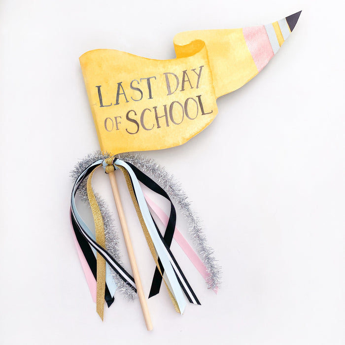 Last Day of School Party Pennant