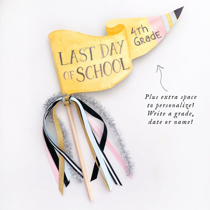 Last Day of School Party Pennant