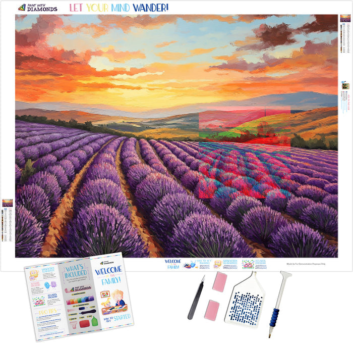 Lavender Breeze at Sunset