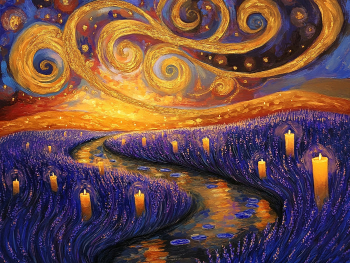 Lavender Dreams and Floating Candles