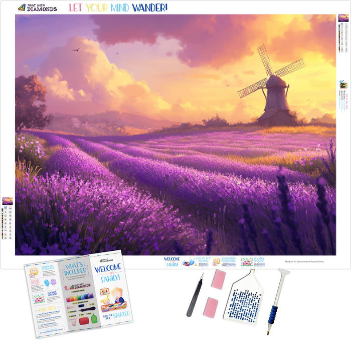 Lavender Fields at Dawn