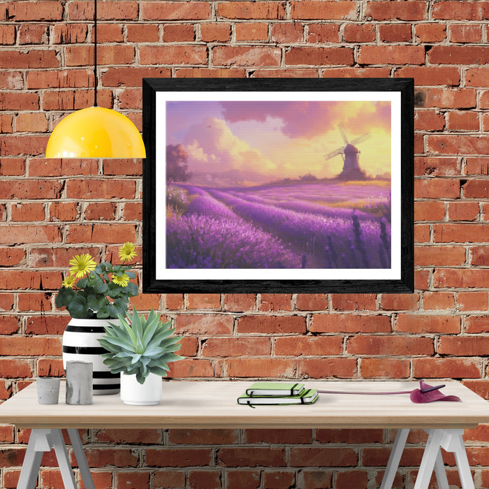 Lavender Fields at Dawn