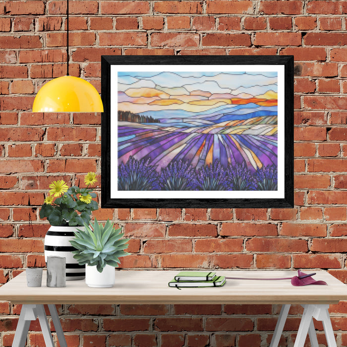 Lavender Fields in Spring Breeze