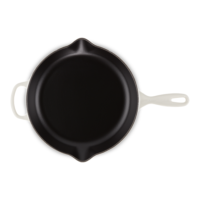 Le Creuset 30cm Signature Iron Handle Skillet - Meringue
