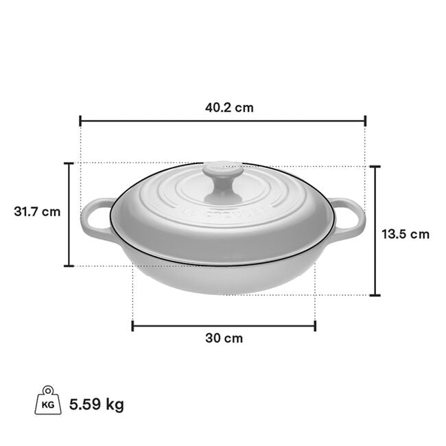 Le Creuset 3.5L Braiser - Agave