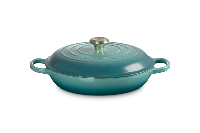 Le Creuset 3.5L Braiser - Bleu Riviera