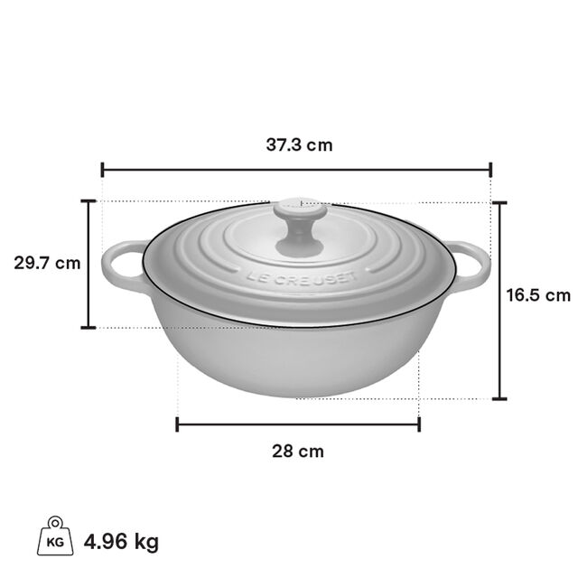 Le Creuset 4.9L Chef's Oven - Cerise
