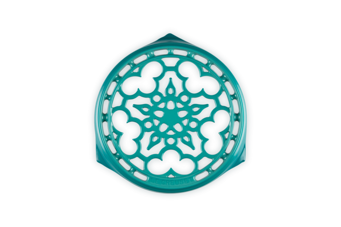Le Creuset  Deluxe Enameled Cast Iron Oval Trivet – Bleu Riviera