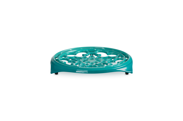Le Creuset  Deluxe Enameled Cast Iron Oval Trivet – Bleu Riviera