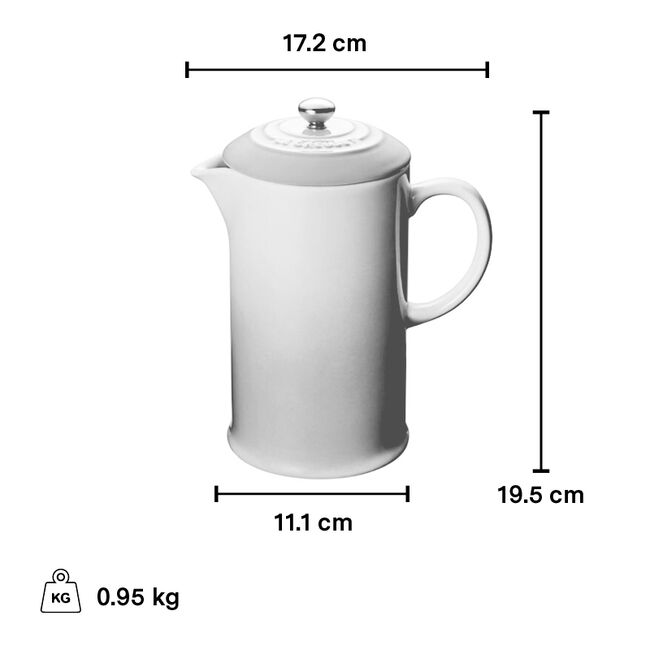 Le Creuset French Press - Meringue