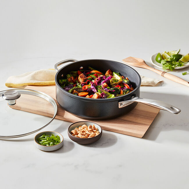 Le Creuset Toughened Nonstick Sauté Pan with Lid - 24cm/3.3L