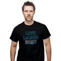 Daily_Deal_Shirts T-Shirts, Unisex / Small / Black Live Laugh Bust