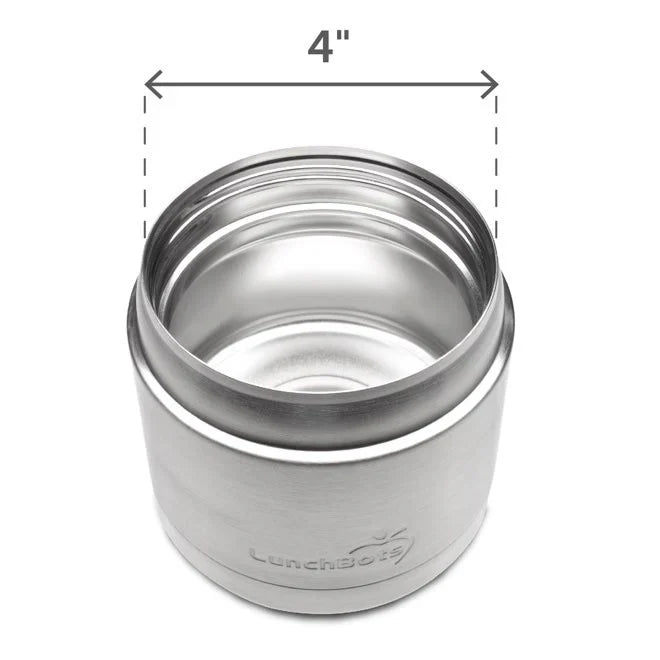 Lunchbots Wide Thermal Food Container 12oz - Pink