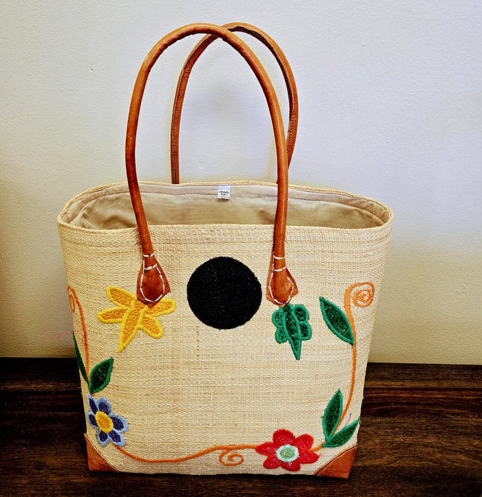 Madagascar Floral Tote Bag