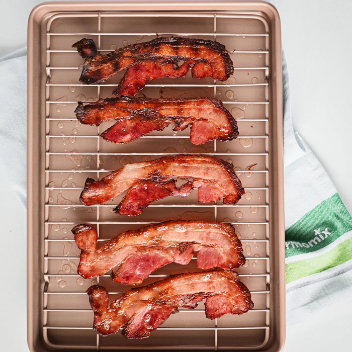 TheMix Shop Medium Oven Tray, Rack and Liner Bundle