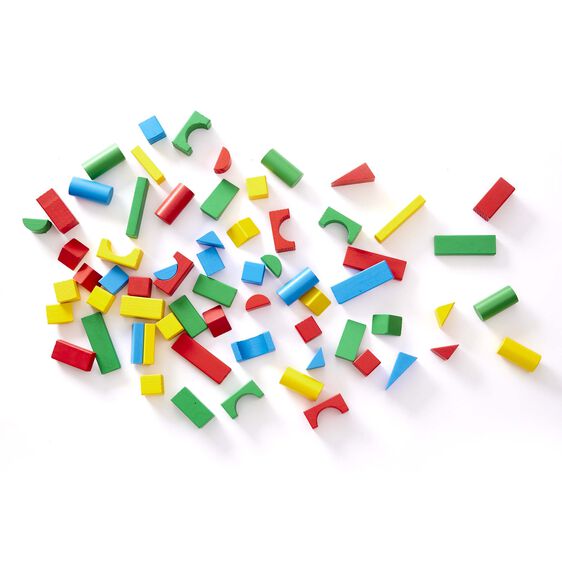 Melissa and Doug 200 Piece Wood Blocks Set Ages 3+ Item # 482