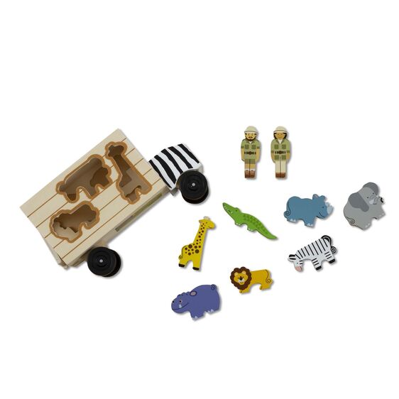 Melissa and Doug Animal Rescue Wooden 10 Piece Play Set Ages 2+