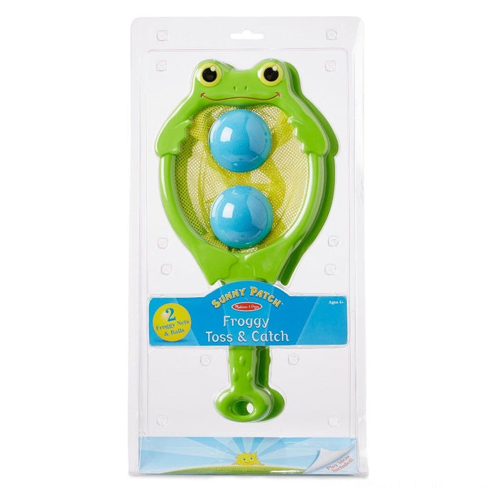Melissa and Doug Froggy Toss and Catch Sunny Patch Ages 4+ Item # 6279