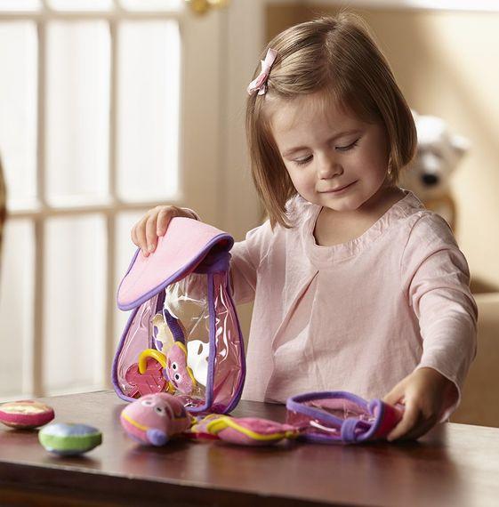 Melissa and Doug Pretty Purse Fill and Spill Toddler Toy 18 Months Old Soft and Durable - Olde Church Emporium