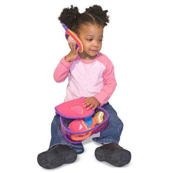 Melissa and Doug Pretty Purse Fill and Spill Toddler Toy 18 Months Old Soft and Durable - Olde Church Emporium