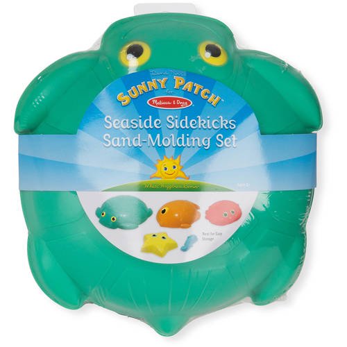 Melissa and Doug Seaside Sidekicks Sand Molding Kit Ages 2+ Item # 6423 Kids Beach Toy