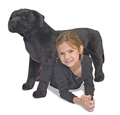 Melissa & Doug - Giant Black Labrador - Lifelike Stuffed Animal Dog (over 2 feet tall) - Olde Church Emporium
