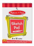 Melissa & Doug  - Sketch Pad 9" by 12" Made in USA [Home Decor]- Olde Church Emporium
