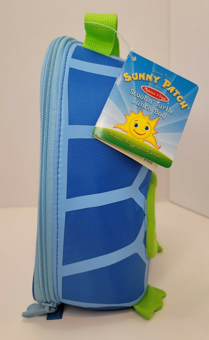 Melissa & Doug Sunny Patch Scootin' Turtle Kids Lunch Bag BPA and PVC Free Ages 3+ Item # 6581