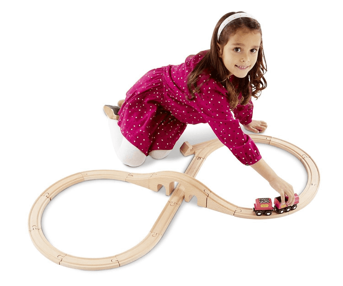 Melissa & Doug Wooden Figure 8 Train Set - Olde Church Emporium
