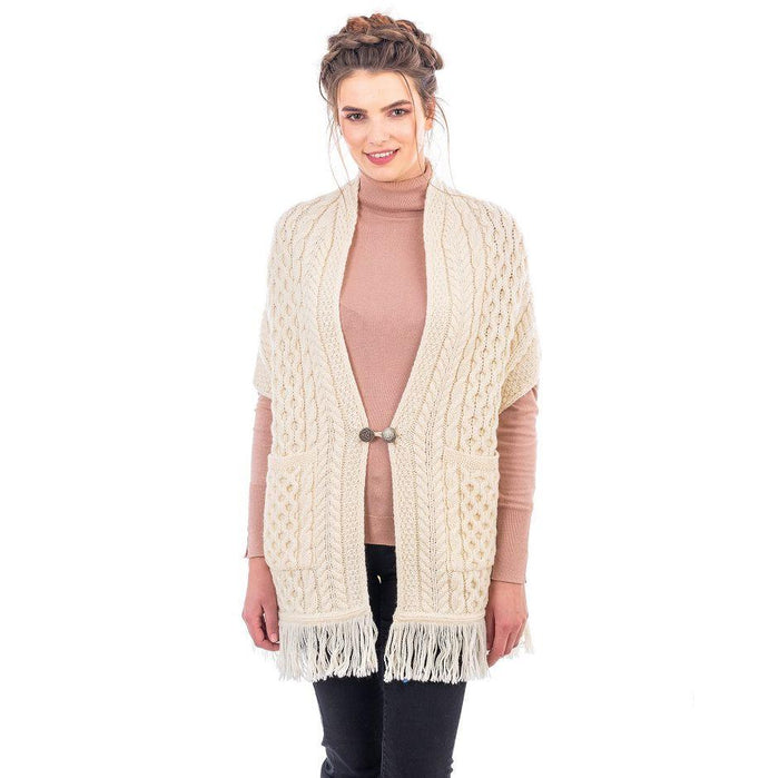 Merino Wool Ladies Pocket Shawl 4 Colors Made in Ireland - Olde Church Emporium