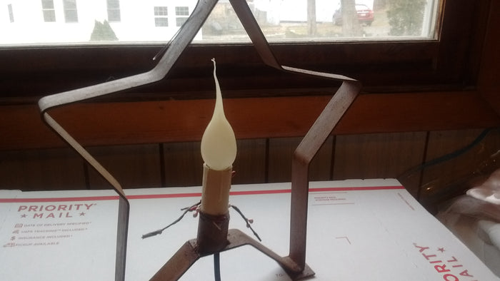 MetaElectric Star Light - Rust Colored, Berries, Bulb - Olde Church Emporium
