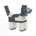 Minecraft Horse, Dark Bluish Gray - Brick Built