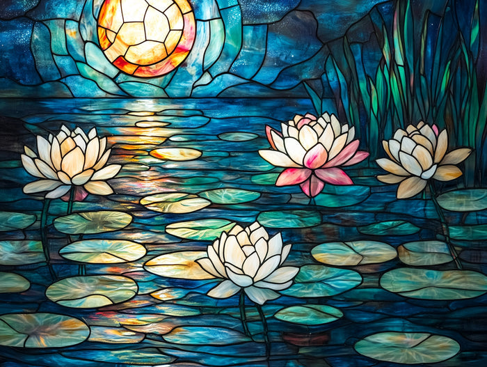 Moonlit Lotus Serenity