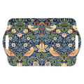Morris & Co. Strawberry Melamine Handled Tray - Thief Blue / Large